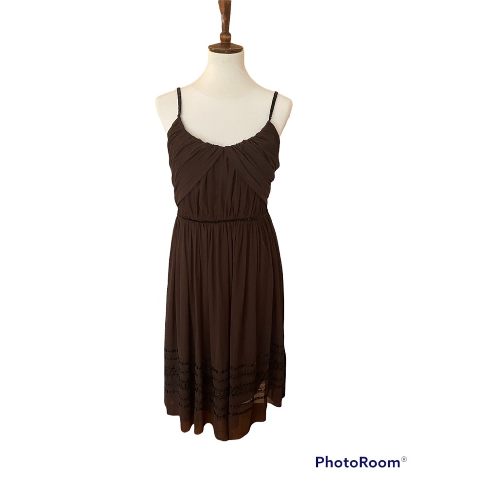 NWT Maggy London Brown Sequin Dress
